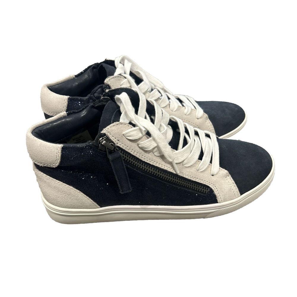 Blondo Genesis Womens 8.5 Shoes High Top Zip Sides Waterproof Glitter Sneakers